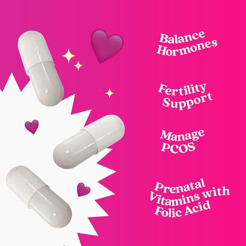 BeLive Myo-Inositol & D-Chiro Inositol Capsules - 90Ct I Inositol Supplement with Folic BeLive uk supplements