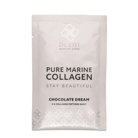 Plent Pure Marine Collagen Chocolate Dream - Stay Beautiful - 5G Collagen Peptides Daily Plent uk supplements