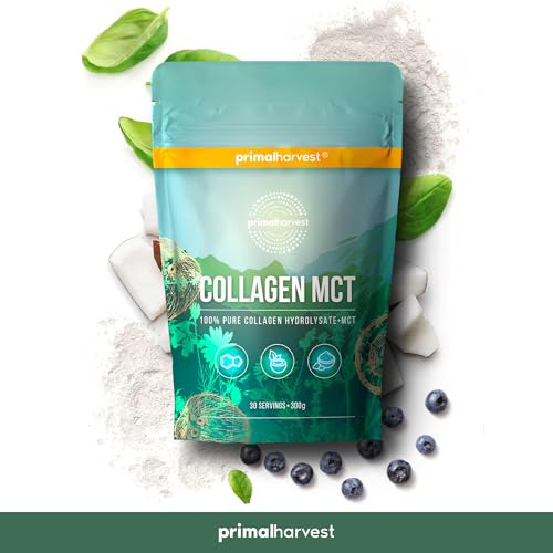 Collagen MCT by Primal Harvest - Powder Supplement with Type I and III Primal Harvest uk supplements