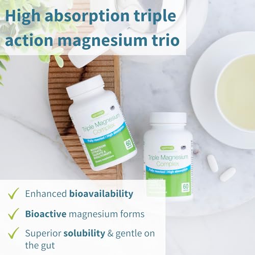 Advanced Triple Magnesium Complex, 2000mg Glycinate, Citrate & Taurate, Clean Label Igennus Healthcare Nutrition uk supplements
