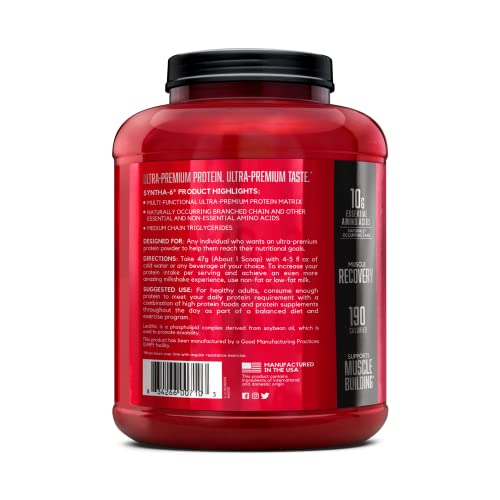 BSN SYNTHA-6 Whey Protein Powder with Micellar Casein, Milk Protein Isolate Powder BSN uk supplements