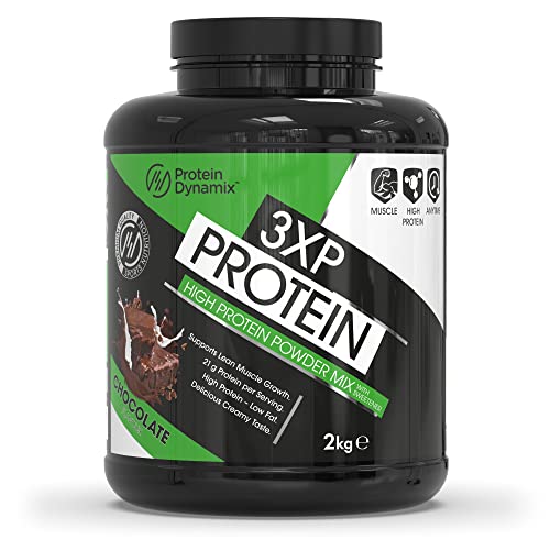 Protein Dynamix 3XP Protein Blend 2KG Chocolate Flavour Protein Dynamix uk supplements