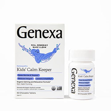 Genexa Kid's Calm Keeper Stress Relief for Kids | Reduces Fatigue & Eases Tension Genexa uk supplements