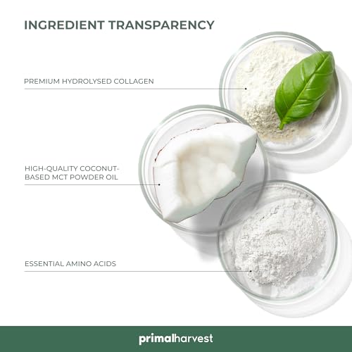 Collagen MCT by Primal Harvest - Powder Supplement with Type I and III Primal Harvest uk supplements