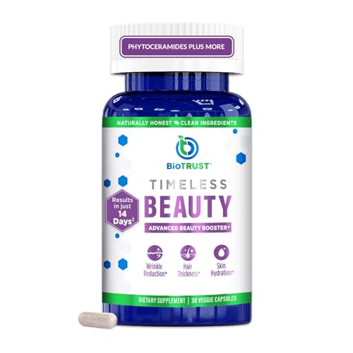BioTrust Timeless Beauty Ceramide Booster – Hair & Skin Restoring Phytoceramides BioTrust uk supplements