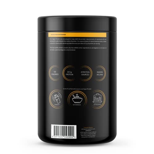 Vegan Protein Powder | 1kg | 30 Servings | 4 Protein Sources | Perform (Double Chocolate) ROS Nutrition uk supplements