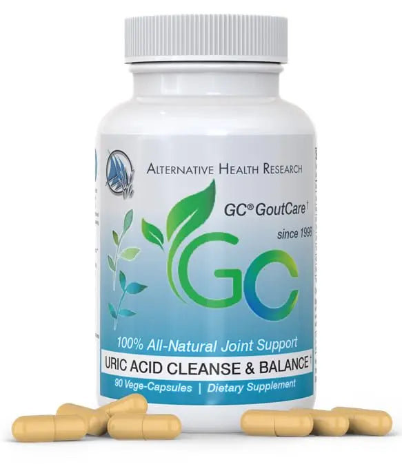 GC® GoutCare: Uric Acid Control | Uric Acid Prevention | Joint Health Supplement | Joint Relief | with Turmeric, Celery Seed Extract, Milk Thistle and More | 90 Capsules per Bottle | Non-GMO Alternative Health Research LLC uk supplements