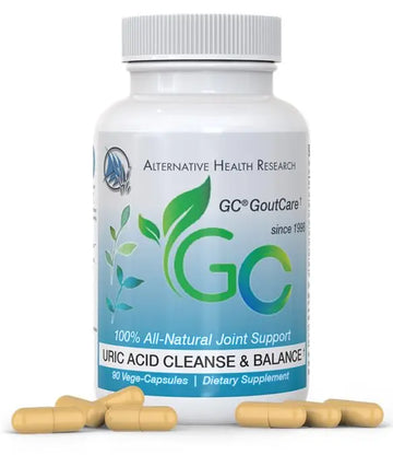 GC® GoutCare: Uric Acid Control | Uric Acid Prevention | Joint Health Supplement | Joint Relief | with Turmeric, Celery Seed Extract, Milk Thistle and More | 90 Capsules per Bottle | Non-GMO Alternative Health Research LLC uk supplements