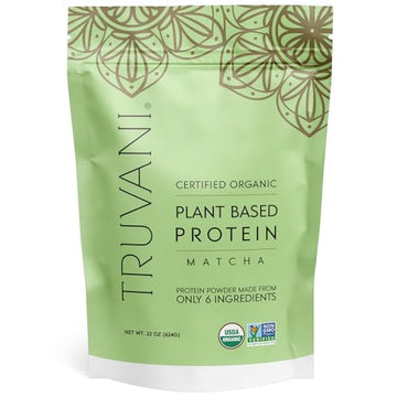 Truvani Organic Vegan Protein Powder Matcha - 20g of Plant Based, Organic Protein Truvani uk supplements