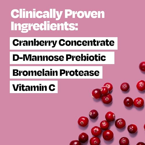 Cystex Urinary Tract Infection Support & Prevention - Cranberry Prebiotic Supplement with D-Mannose & Vitamin C for UTI Protection & Urinary Health Maintenance - 7.6 fl oz (Pack of 1) Cystex uk supplements
