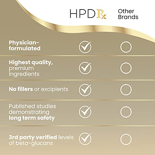 HPD Rx Mushroom Rx Organic Mushroom Extract Blend Max Immunity Dose, Lion’s Mane HPD Rx uk supplements