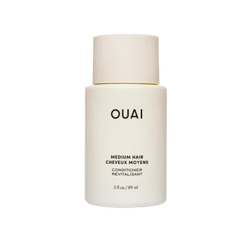 OUAI Medium Conditioner Travel Size - Hydrating Hair Conditioner with Coconut Oil, Babassu Oil, and Keratin - Strengthens, Repairs and Adds Shine - Paraben and Phthalate Free Hair Care Products (3 Oz) OUAI uk supplements