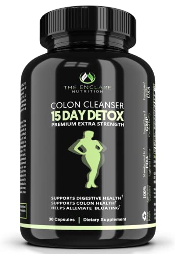THE ENCLARE NUTRITION Colon Cleanser Detox. Premium 15 Day Fast-Acting Diet Pills THE ENCLARE NUTRITION uk supplements