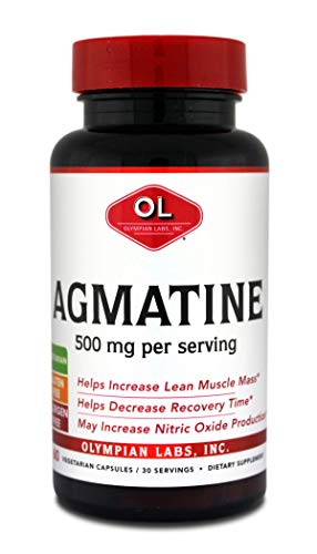 Olympian Labs Agmatine 500 mg per Serving, 60 Vegetarian Capsules Olympian Labs uk supplements