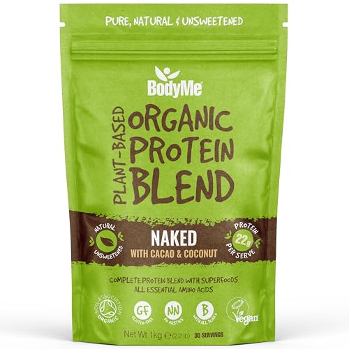 BodyMe Organic Vegan Protein Powder Blend, Cacao Coconut - Unsweetened, Low Carb BodyMe uk supplements