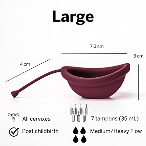 Pixie Cup 2 Menstrual Discs - Most Comfortable Reusable Period Discs - Removable Stem Pixie Cup uk supplements