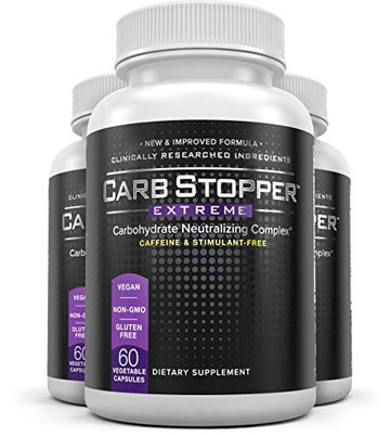 Carb Stopper Extreme (3 Bottles Maximum Strength, Natural Carbohydrate and Starch Carb Stopper Extreme uk supplements