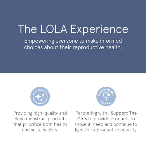 LOLA Organic Cotton Tampons, 8 Count - Tampons Regular, Period Feminine Hygiene Products LOLA uk supplements