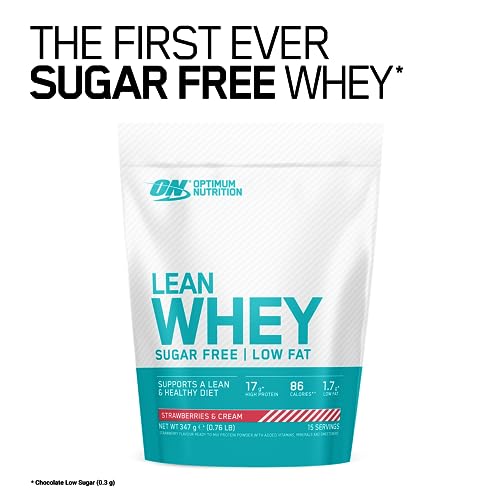 Optimum Nutrition Lean Whey Protein Powder, Low Fat, Sugar Free Diet Protein Powder Optimum Nutrition uk supplements