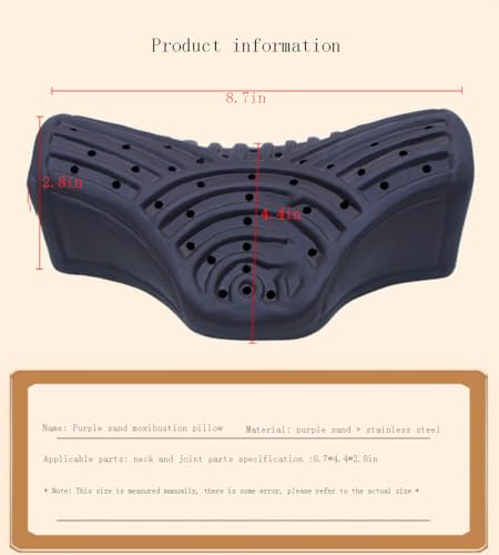 LANYANZI Purple moxibustion Pillow Cervical Vertebra Pillow moxibustion Waist moxibustion Box LANYANZI uk supplements