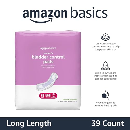 Amazon Basics Incontinence, Bladder Control & Postpartum Pads for Wome Amazon Basics uk supplements