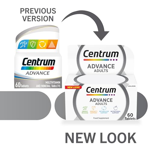 Centrum Advance Multivitamin & Mineral Supplements, 24 essential nutrients including Centrum uk supplements