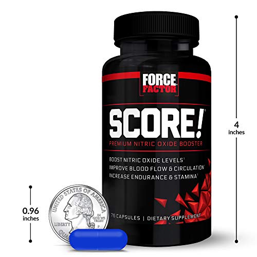 FORCE FACTOR Score!, 2-Pack, Nitric Oxide Supplement for Men, Nitric Oxide Booster Force Factor uk supplements