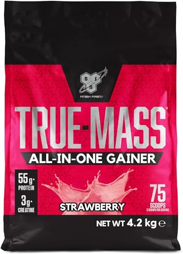 BSN True Mass All-In-One Gainer Protein and Carbohydrate Powder with Creatine BSN uk supplements