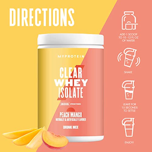 Myprotein® - Clear Whey Isolate - Whey Protein Powder - Naturally Flavored Drink Mix Myprotein uk supplements