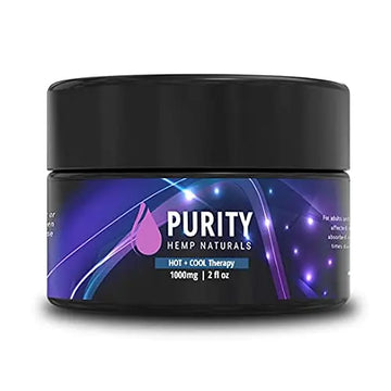Purity Hemp Naturals HOT & COOL Hemp Cream — 1,000mg Hemp Oil Extract, Dual Warming & Cooling Sensation, Fast Absorbing Non-Greasy Formula, Made in USA — 2 Fl Oz Purity Hemp Naturals uk supplements