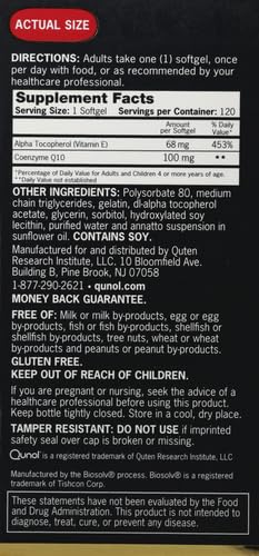 Qunol CoQ10 100mg Softgels, Ultra CoQ10 100mg, 3x Better Absorption, Antioxidant Qunol uk supplements