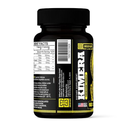 Iridium Labs Kimera Thermogenic Fat Burner - Weight Loss Supplement & Energy Booster Iridium Labs uk supplements