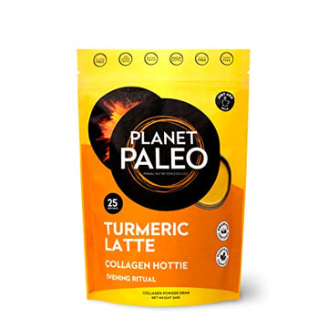 Planet Paleo Pure Collagen - Turmeric Latte (260g, 25 Servings) Planet Paleo uk supplements