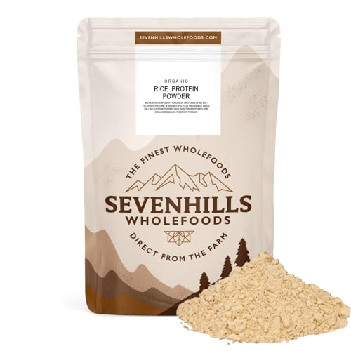 Sevenhills Wholefoods Organic Rice Protein Powder, Vegan, 2kg Sevenhills Wholefoods uk supplements