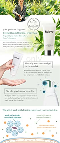 Relove Amino acid feminine Hygiene wash | Gynecologist | Green tea Fragrance Relove uk supplements