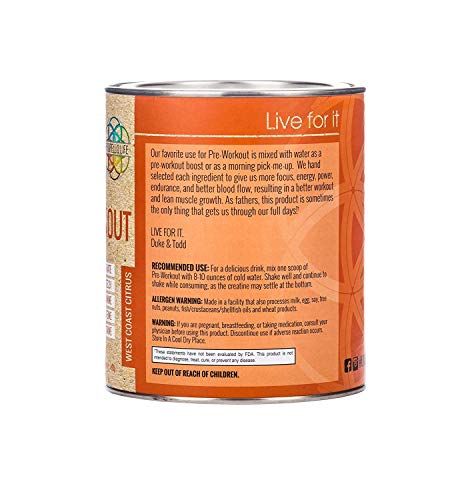 Propello Life Pre-Workout Drink Mix, West Coast Citrus, 450g Propello Life uk supplements