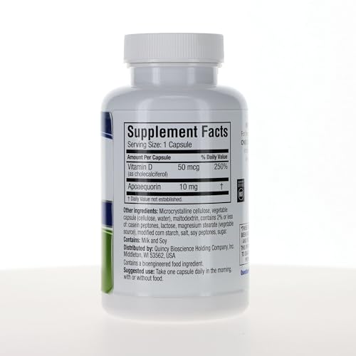 Prevagen Regular Strength - 60 Capsules (2 Month Supply) | Formulated for Your Brain | 10mg of Apoaequorin Plus Vitamin D3 Prevagen uk supplements