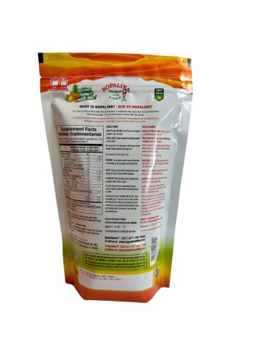 NOPALINA Flax Seed Plus Fiber Colon Detox 1lb - Pineapple Flavor (1LB) Nopalina uk supplements