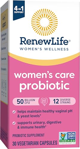 Renew Life Women's Probiotic Capsules, 50 Billion CFU Guaranteed, Supports Vaginal, Urinary Renew Life uk supplements