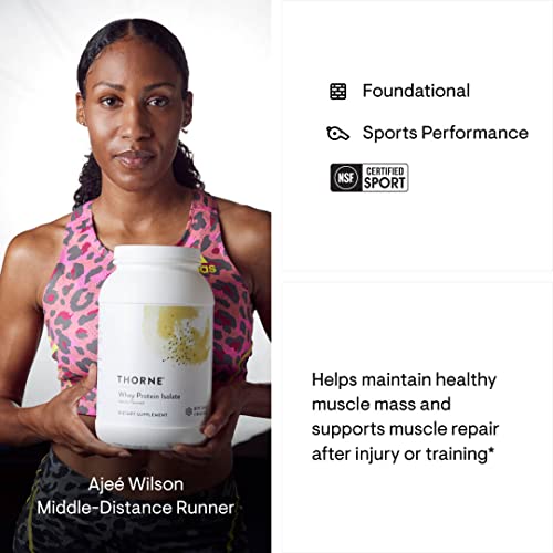 THORNE Whey Protein Isolate - 21 Grams of Easy-to-Digest Whey Protein Powder - NSF THORNE uk supplements