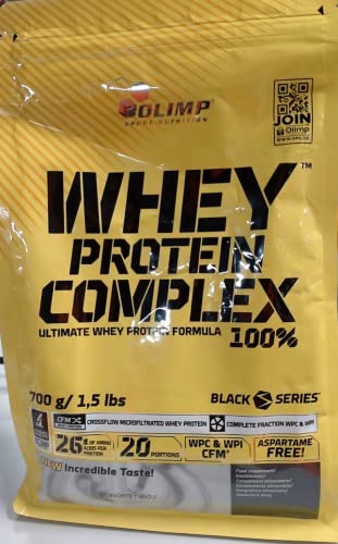 Olimp Whey Protein Complex 100% - 700g (Strawberry) OLIMP SPORT NUTRITION uk supplements
