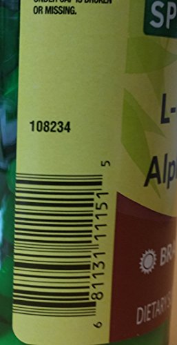 Spring Valley - Acetyl L-Carnitine 800mg Plus Alpha Lipoic Acid 400mg, 50 Capsules Heath Secret uk supplements