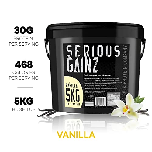 The Bulk Protein Company, SERIOUS GAINZ - Whey Protein Powder - Weight Gain, Mass Gainer The Bulk Protein Company uk supplements
