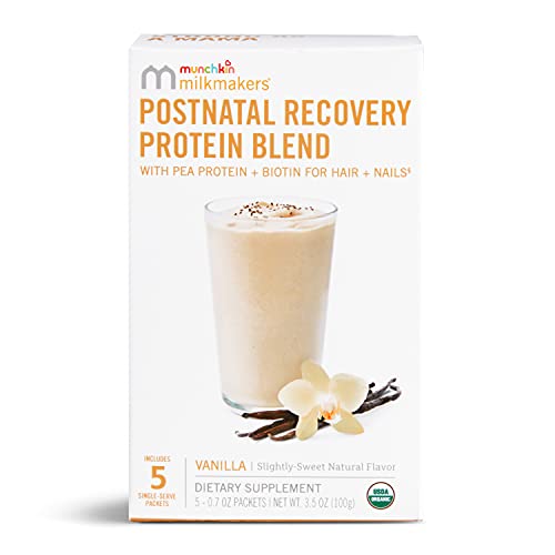Munchkin Milkmakers Postnatal Recovery Protein Powder with Pea Protein, Lactation Munchkin uk supplements