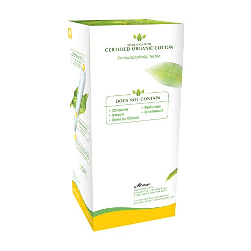 ORGANYC Hypoallergenic 100% Organic Cotton Internal Tampons with Applicator, REGULAR, 16-count Organyc uk supplements