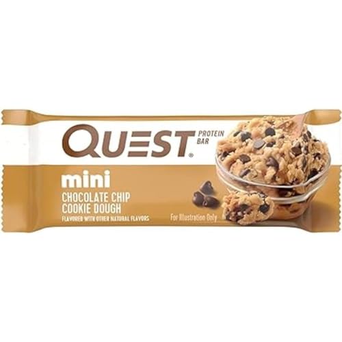 Quest Nutrition Mini Chocolate Chip Cookie Dough Protein Bars, High Protein, Low Carb Quest Nutrition uk supplements