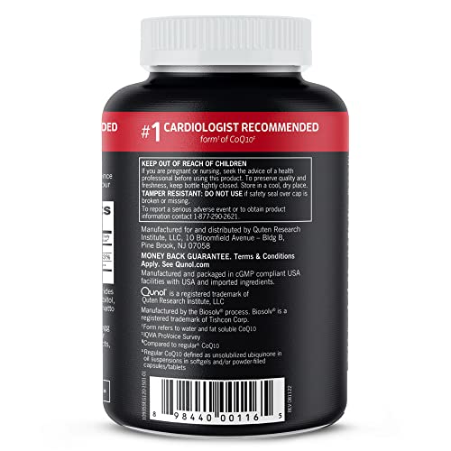 Qunol CoQ10 100mg Softgels, Ultra CoQ10 100mg, 3x Better Absorption, Antioxidant Qunol uk supplements
