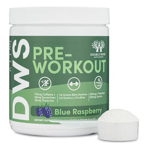 Pre Workout Powder for Men & Women (30 Servings of Caffeine, Beta Alanine, L-Citrulline Double Wood Supplements uk supplements