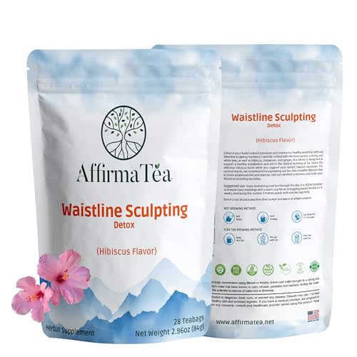 AffirmaTea Natural Detox Tea Blend - Laxative Free, Oolong Green Tea & Cinnamon AffirmaTea uk supplements