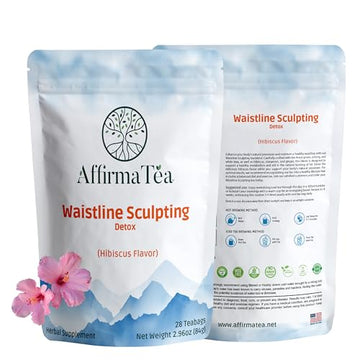 AffirmaTea Natural Detox Tea Blend - Laxative Free, Oolong Green Tea & Cinnamon AffirmaTea uk supplements